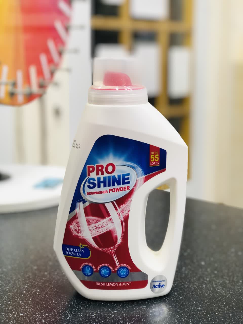 پودر ماشین ظرفشویی پروشاین مدل DEEP CLEAN FORMULA وزن 1000 گرم