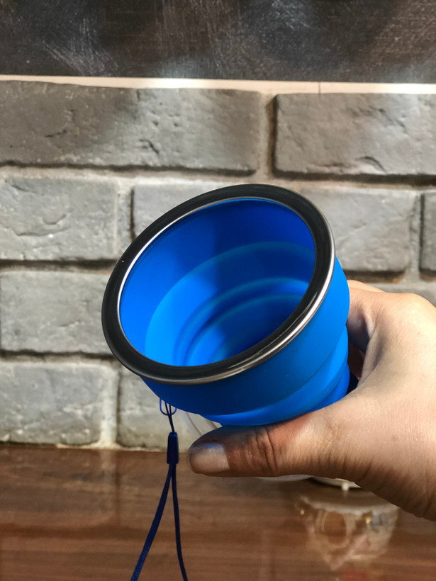 لیوان تاشو سیلیکونی گرم و سرد کد 3277